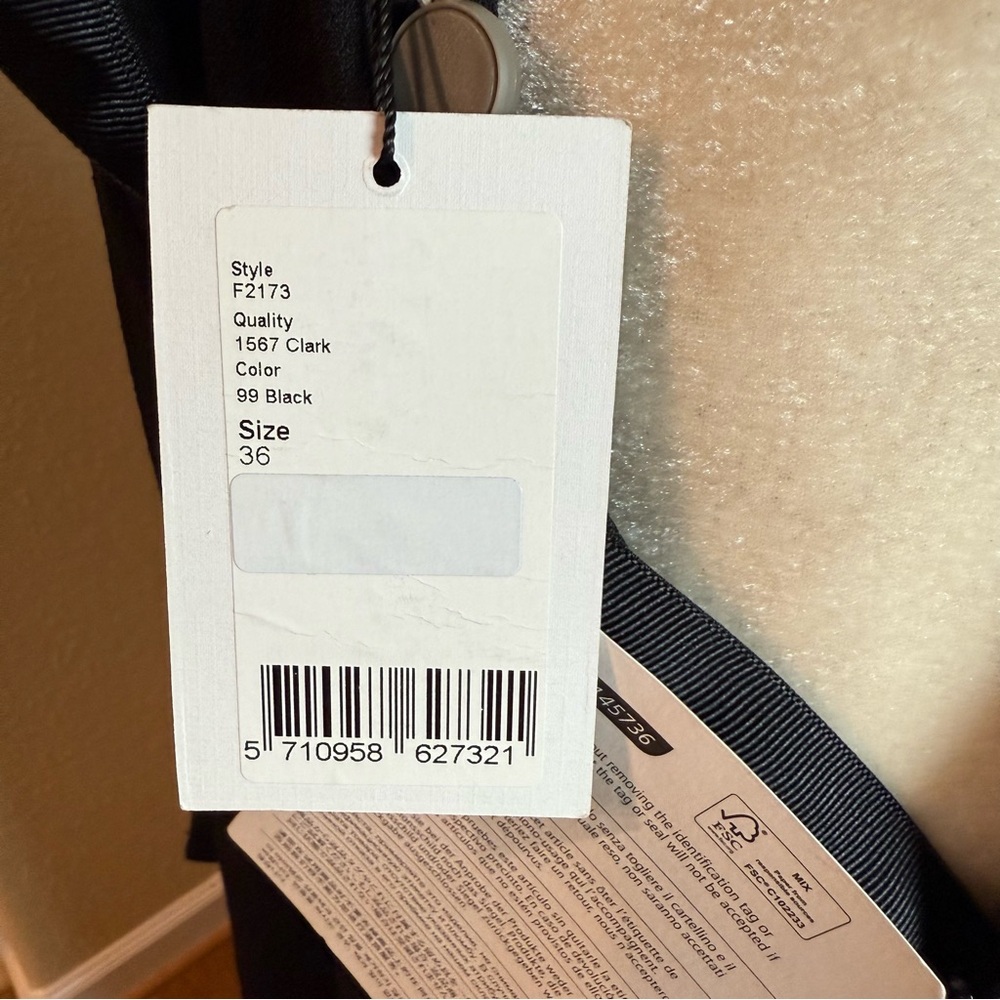 NWT Ganni Clark Black Dress Bell Sleeves Sz EU 36 US Small - Picture 11 of 13